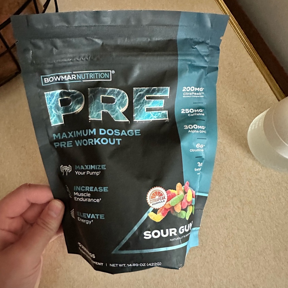 Bowmar Nutrition Sour Gummy Pre Workout
